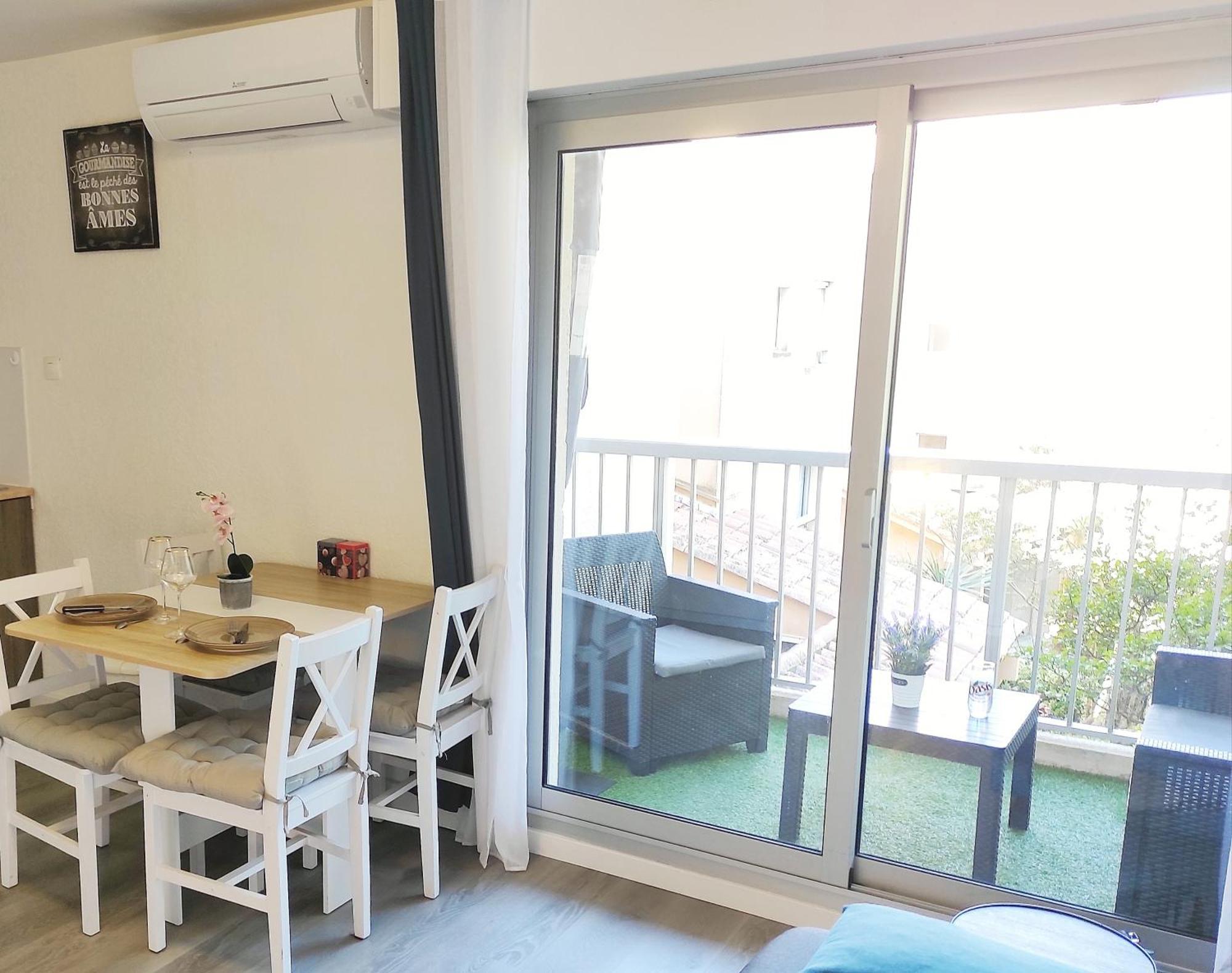 Charmant Studio Climatise 24 M2 Terrasse A 100M De La Plage Saint-Mandrier-sur-Mer Exterior photo